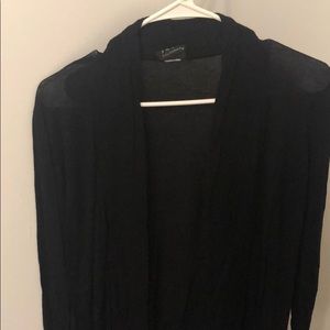 Black long sleeve cardigan